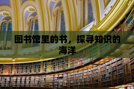 圖書館里的書，探尋知識(shí)的海洋