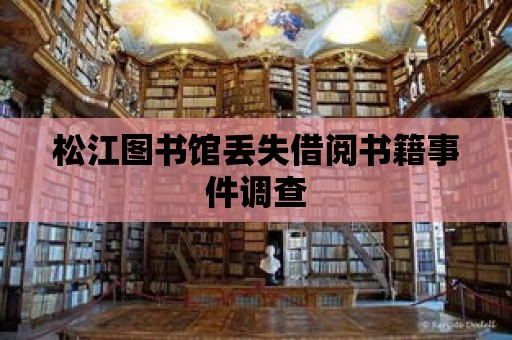 松江圖書館丟失借閱書籍事件調(diào)查