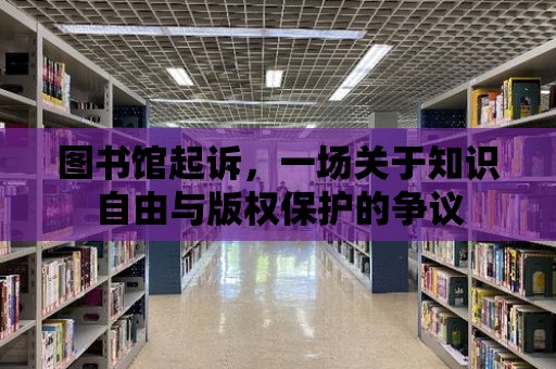 圖書館起訴，一場關于知識自由與版權保護的爭議