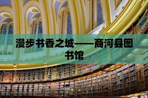 漫步書香之城——商河縣圖書館