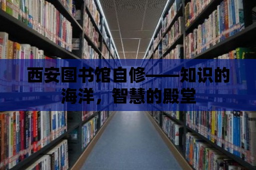 西安圖書館自修——知識的海洋，智慧的殿堂