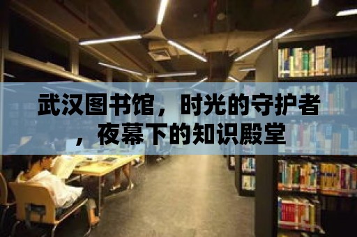 武漢圖書館，時(shí)光的守護(hù)者，夜幕下的知識殿堂