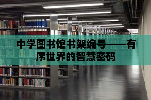 中學(xué)圖書館書架編號——有序世界的智慧密碼