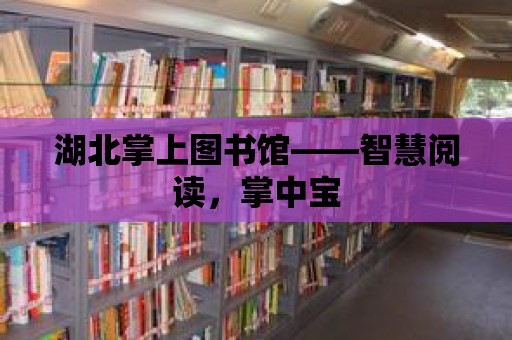 湖北掌上圖書館——智慧閱讀，掌中寶