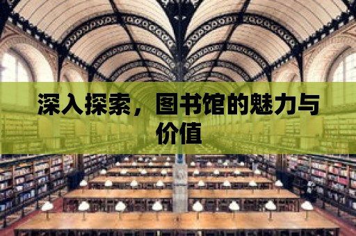 深入探索，圖書館的魅力與價值