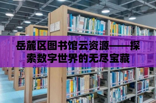 岳麓區(qū)圖書館云資源——探索數(shù)字世界的無盡寶藏