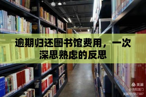 逾期歸還圖書館費用，一次深思熟慮的反思