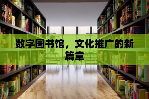 數字圖書館，文化推廣的新篇章