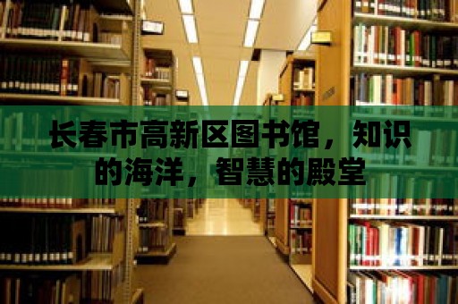 長春市高新區圖書館，知識的海洋，智慧的殿堂