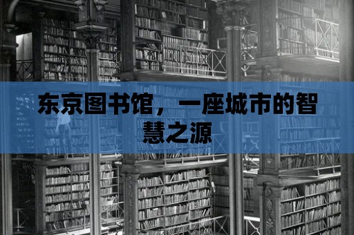 東京圖書館，一座城市的智慧之源