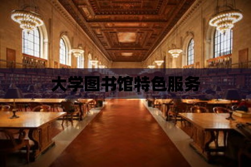 大學圖書館特色服務