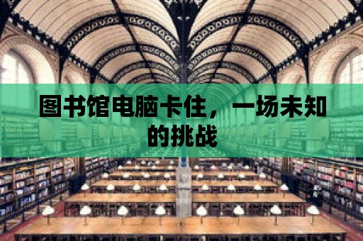 圖書館電腦卡住，一場未知的挑戰