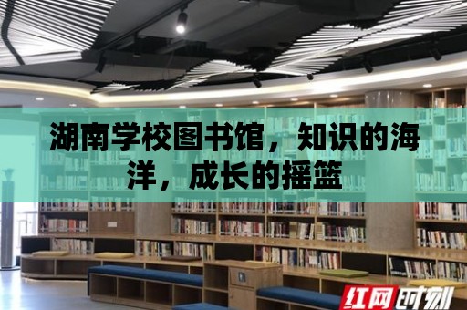 湖南學校圖書館，知識的海洋，成長的搖籃