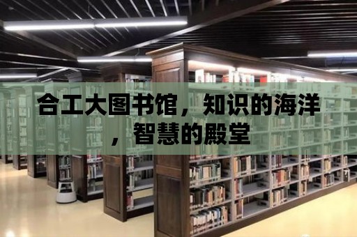 合工大圖書館，知識的海洋，智慧的殿堂