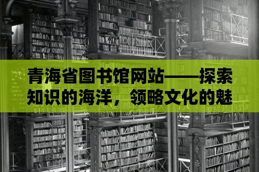 青海省圖書館網站——探索知識的海洋，領略文化的魅力