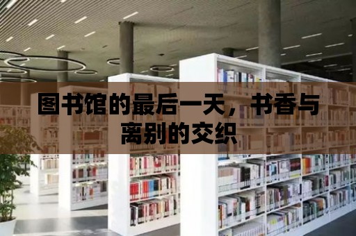 圖書館的最后一天，書香與離別的交織