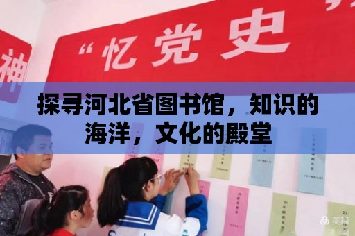 探尋河北省圖書館，知識的海洋，文化的殿堂