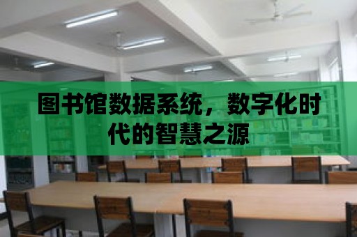 圖書館數據系統，數字化時代的智慧之源