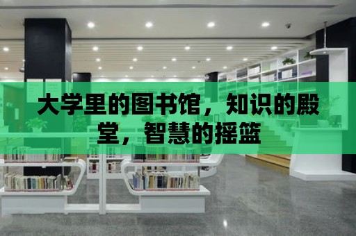 大學里的圖書館，知識的殿堂，智慧的搖籃