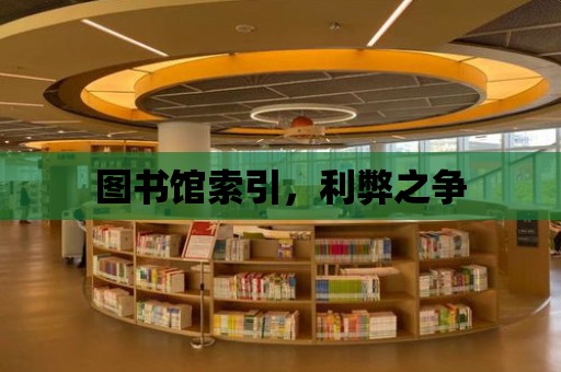 圖書館索引，利弊之爭