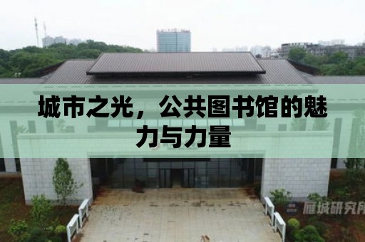 城市之光，公共圖書館的魅力與力量