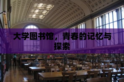 大學圖書館，青春的記憶與探索