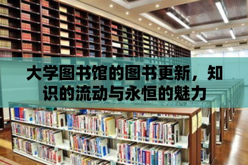 大學圖書館的圖書更新，知識的流動與永恒的魅力