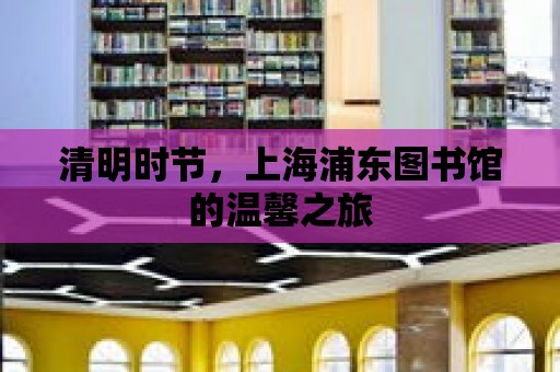 清明時節，上海浦東圖書館的溫馨之旅