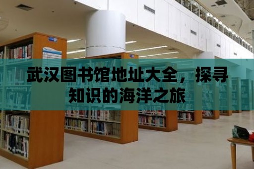 武漢圖書館地址大全，探尋知識的海洋之旅