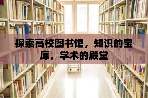 探索高校圖書館，知識的寶庫，學術(shù)的殿堂