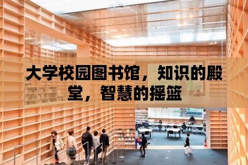 大學校園圖書館，知識的殿堂，智慧的搖籃