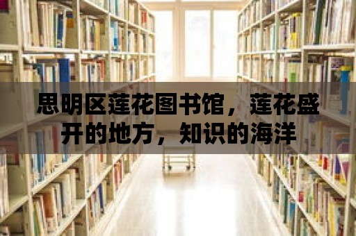 思明區(qū)蓮花圖書(shū)館，蓮花盛開(kāi)的地方，知識(shí)的海洋