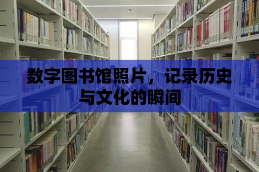 數字圖書館照片，記錄歷史與文化的瞬間