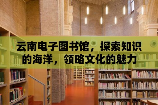 云南電子圖書館，探索知識的海洋，領略文化的魅力