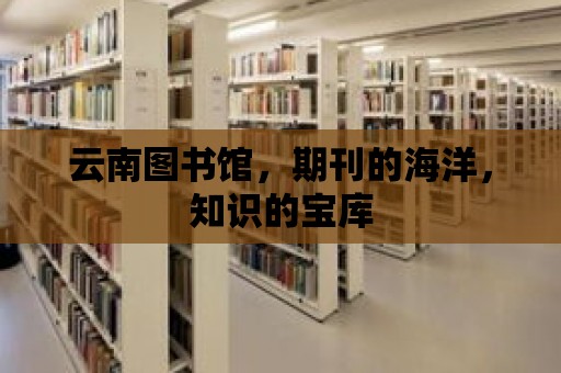 云南圖書館，期刊的海洋，知識的寶庫