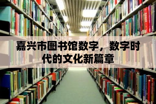 嘉興市圖書館數(shù)字，數(shù)字時代的文化新篇章