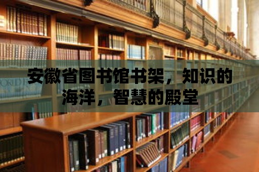 安徽省圖書館書架，知識的海洋，智慧的殿堂