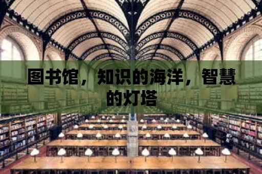 圖書館，知識的海洋，智慧的燈塔