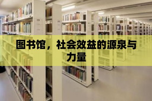 圖書館，社會(huì)效益的源泉與力量