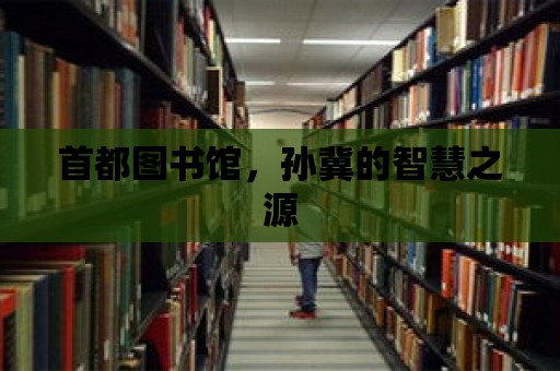 首都圖書館，孫冀的智慧之源