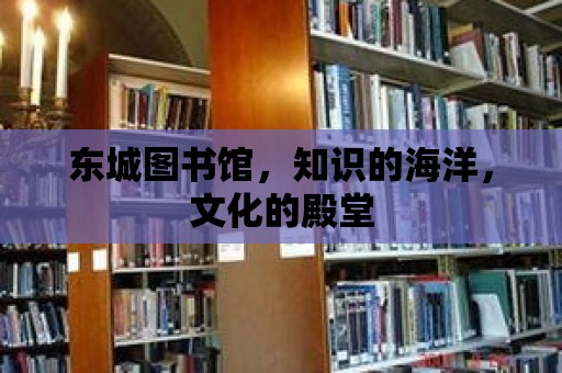 東城圖書館，知識的海洋，文化的殿堂