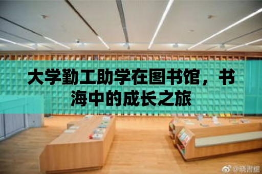 大學勤工助學在圖書館，書海中的成長之旅