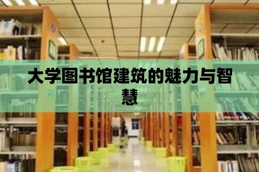 大學(xué)圖書館建筑的魅力與智慧