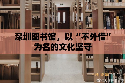 深圳圖書館，以“不外借”為名的文化堅守