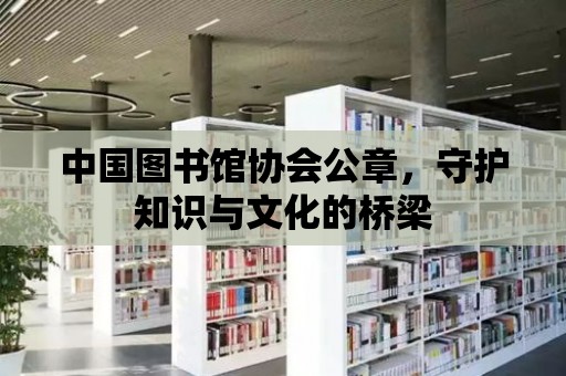 中國圖書館協(xié)會公章，守護(hù)知識與文化的橋梁