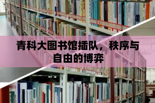 青科大圖書館插隊，秩序與自由的博弈