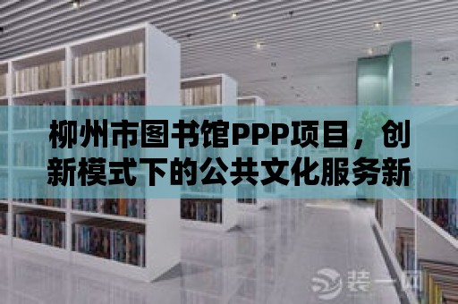 柳州市圖書館PPP項目，創新模式下的公共文化服務新篇章