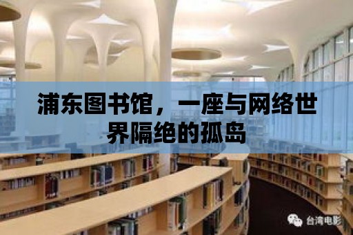 浦東圖書館，一座與網絡世界隔絕的孤島