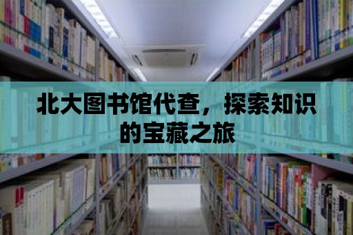 北大圖書館代查，探索知識的寶藏之旅