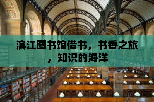 濱江圖書館借書，書香之旅，知識的海洋